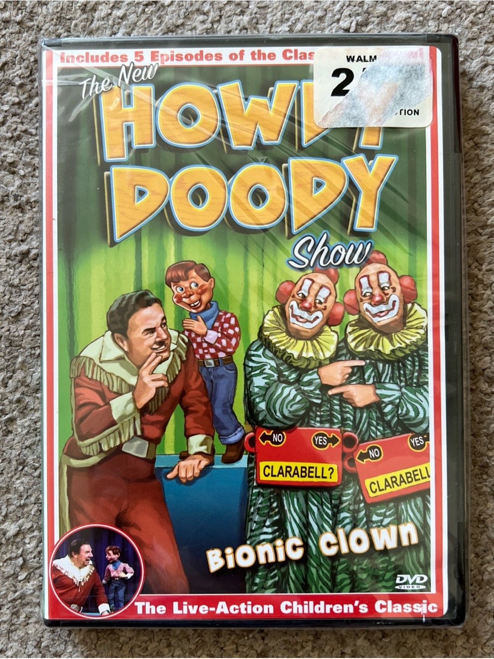 The New Howdy Doody Show — Bionic Clown DVD (Sealed)